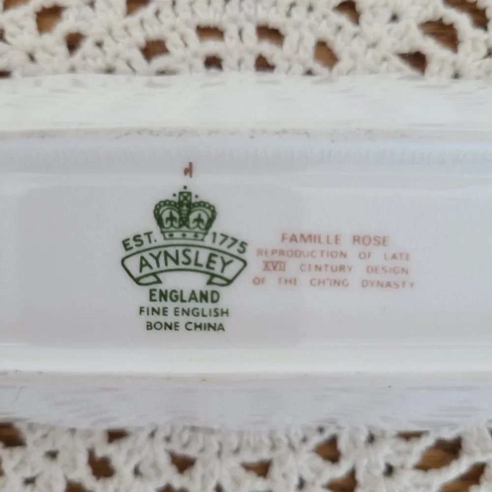 Aynsley England Mint Tray 8-1/4